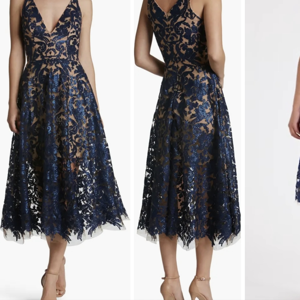 Dress the population Blair dress, navy